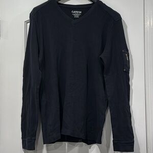 Carbon Black Long Sleeve Shirt - XL Mens